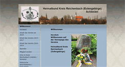 Desktop Screenshot of heimatbund-reichenbach.de